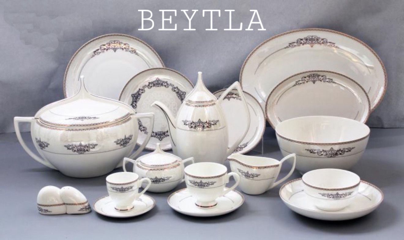 أطقم سفرة بحجم 66 قطعة