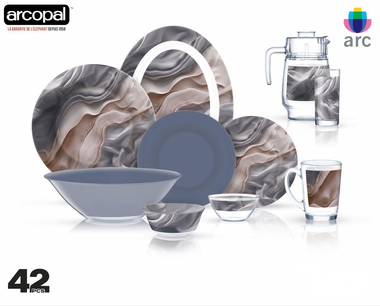 Arcopalx Luminac French 42-piece set