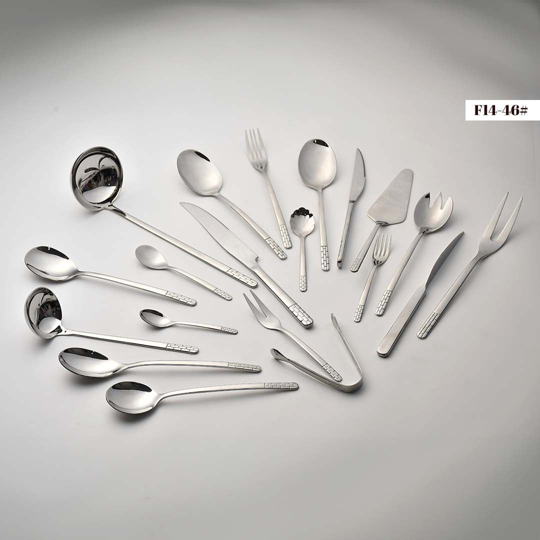 طقم أدوات مائدة أكسفورد، 86 قطعة - E14-46