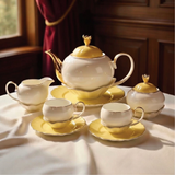 24-piece porcelain tea set