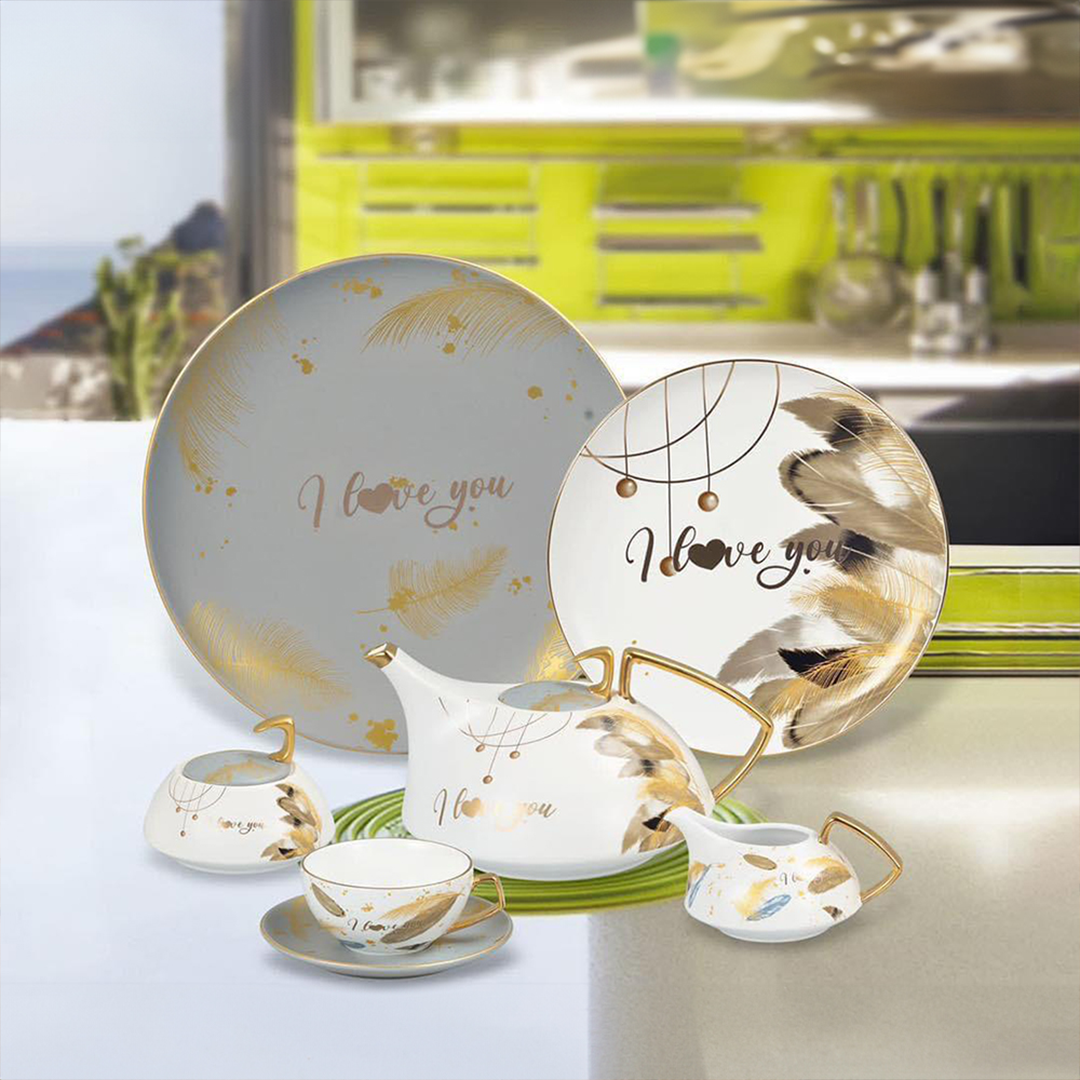 طقم شاي من 24 قطعة J2304227-1
